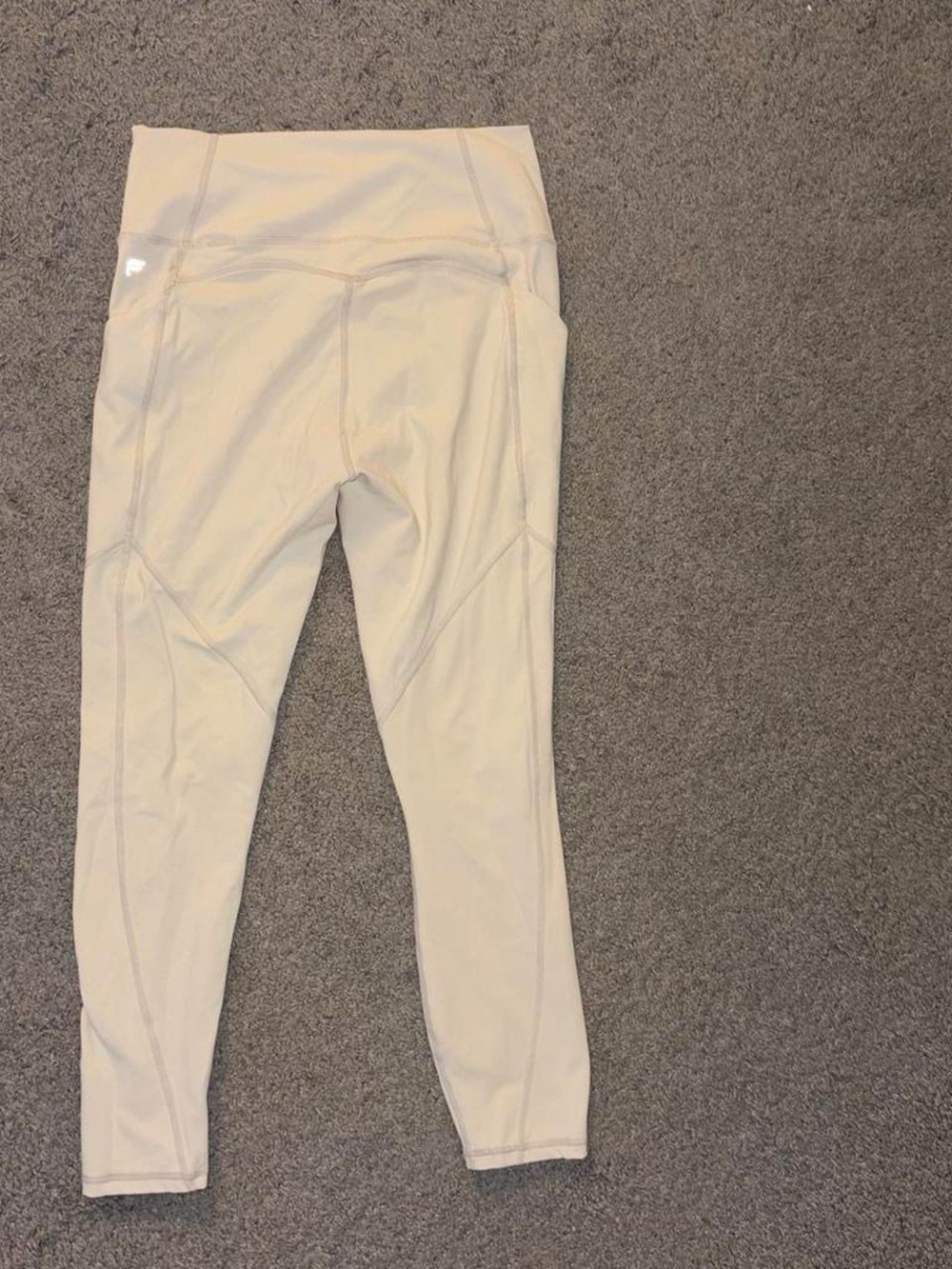 Fabletics High-Waisted White Leggings M